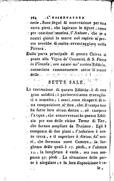 1: Della parte orientale di Roma