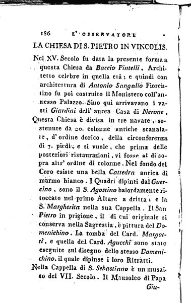 1: Della parte orientale di Roma
