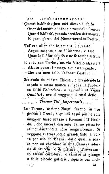 1: Della parte orientale di Roma