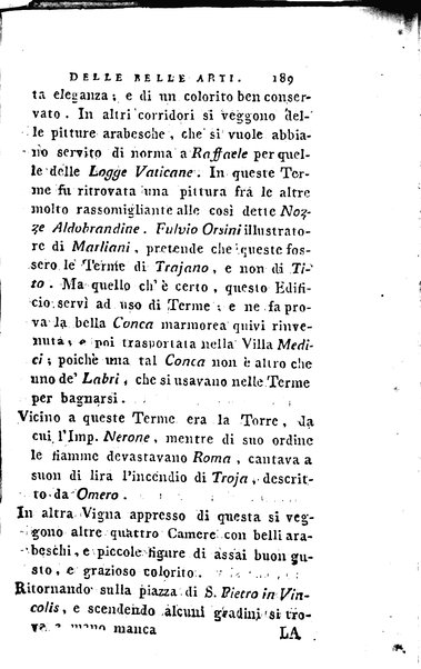 1: Della parte orientale di Roma