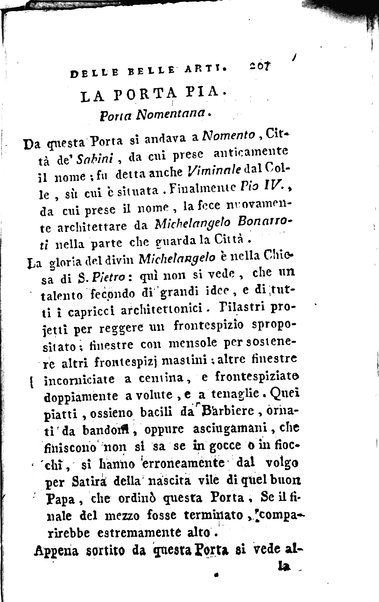 1: Della parte orientale di Roma