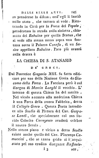 1: Della parte orientale di Roma