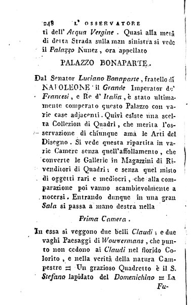 1: Della parte orientale di Roma