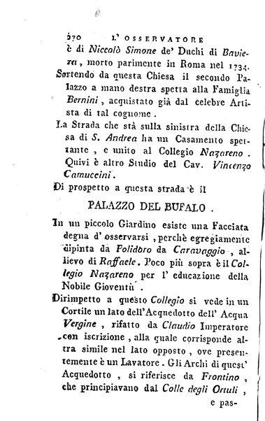 1: Della parte orientale di Roma