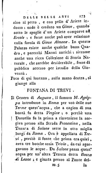1: Della parte orientale di Roma