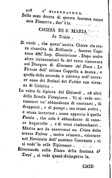 1: Della parte orientale di Roma