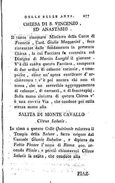 1: Della parte orientale di Roma