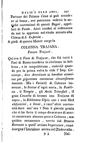 1: Della parte orientale di Roma