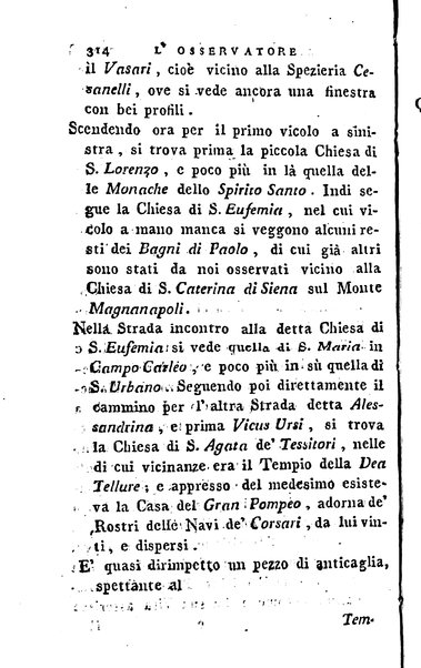 1: Della parte orientale di Roma