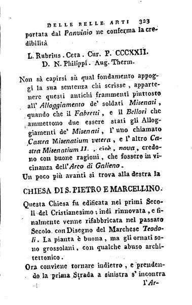 1: Della parte orientale di Roma