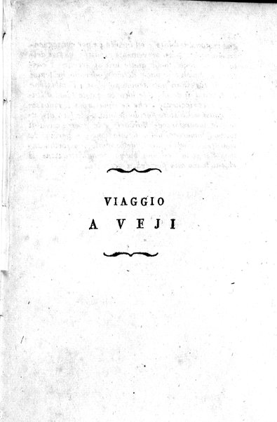 1: Tomo 1. che contiene il viaggio a Veji, Fidene, Tivoli, Alba Fucense, Subiaco, Gabii, Collazia, Labico, e Preneste