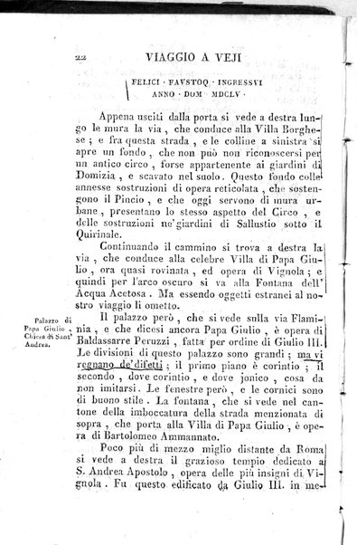 1: Tomo 1. che contiene il viaggio a Veji, Fidene, Tivoli, Alba Fucense, Subiaco, Gabii, Collazia, Labico, e Preneste