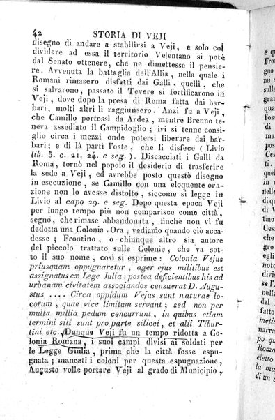 1: Tomo 1. che contiene il viaggio a Veji, Fidene, Tivoli, Alba Fucense, Subiaco, Gabii, Collazia, Labico, e Preneste