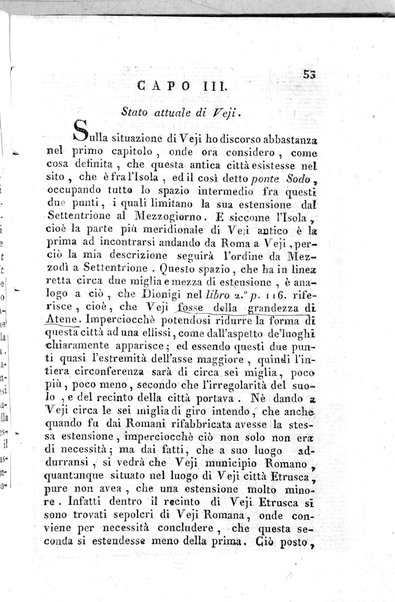 1: Tomo 1. che contiene il viaggio a Veji, Fidene, Tivoli, Alba Fucense, Subiaco, Gabii, Collazia, Labico, e Preneste