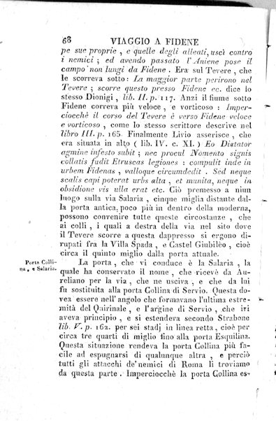 1: Tomo 1. che contiene il viaggio a Veji, Fidene, Tivoli, Alba Fucense, Subiaco, Gabii, Collazia, Labico, e Preneste