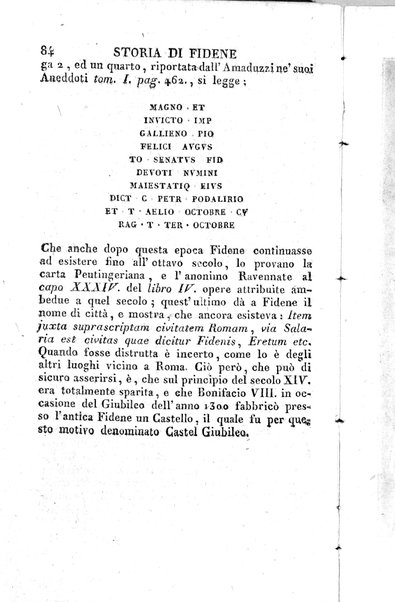 1: Tomo 1. che contiene il viaggio a Veji, Fidene, Tivoli, Alba Fucense, Subiaco, Gabii, Collazia, Labico, e Preneste