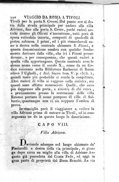 1: Tomo 1. che contiene il viaggio a Veji, Fidene, Tivoli, Alba Fucense, Subiaco, Gabii, Collazia, Labico, e Preneste