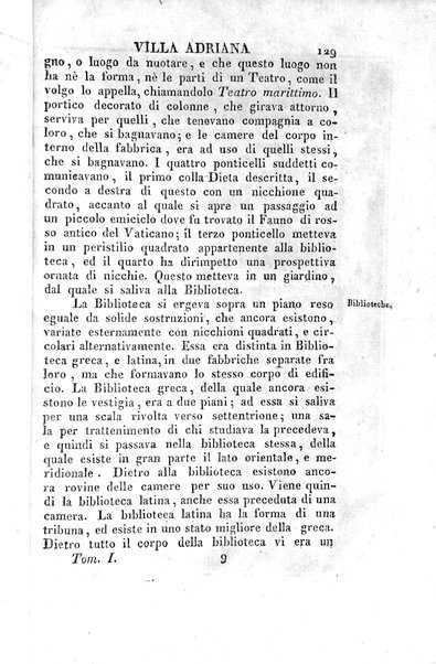 1: Tomo 1. che contiene il viaggio a Veji, Fidene, Tivoli, Alba Fucense, Subiaco, Gabii, Collazia, Labico, e Preneste