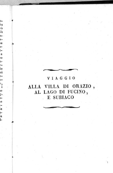 1: Tomo 1. che contiene il viaggio a Veji, Fidene, Tivoli, Alba Fucense, Subiaco, Gabii, Collazia, Labico, e Preneste