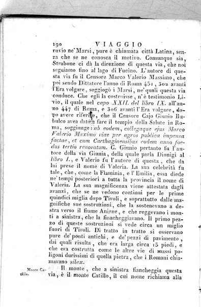 1: Tomo 1. che contiene il viaggio a Veji, Fidene, Tivoli, Alba Fucense, Subiaco, Gabii, Collazia, Labico, e Preneste