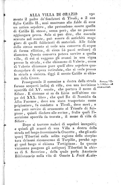 1: Tomo 1. che contiene il viaggio a Veji, Fidene, Tivoli, Alba Fucense, Subiaco, Gabii, Collazia, Labico, e Preneste