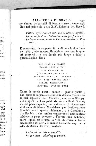 1: Tomo 1. che contiene il viaggio a Veji, Fidene, Tivoli, Alba Fucense, Subiaco, Gabii, Collazia, Labico, e Preneste