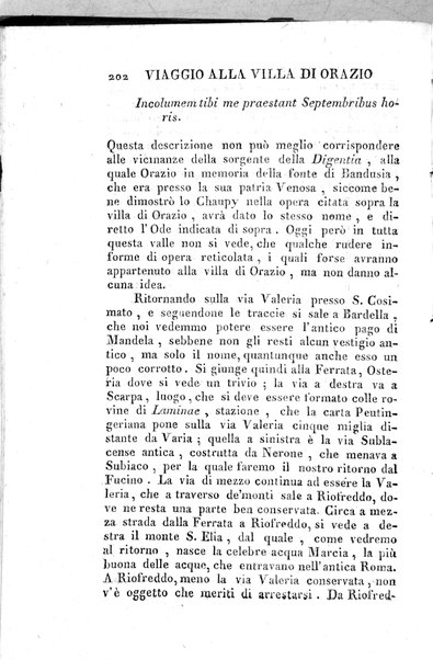 1: Tomo 1. che contiene il viaggio a Veji, Fidene, Tivoli, Alba Fucense, Subiaco, Gabii, Collazia, Labico, e Preneste