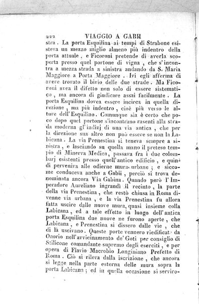 1: Tomo 1. che contiene il viaggio a Veji, Fidene, Tivoli, Alba Fucense, Subiaco, Gabii, Collazia, Labico, e Preneste