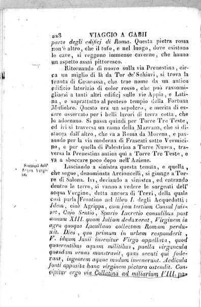 1: Tomo 1. che contiene il viaggio a Veji, Fidene, Tivoli, Alba Fucense, Subiaco, Gabii, Collazia, Labico, e Preneste