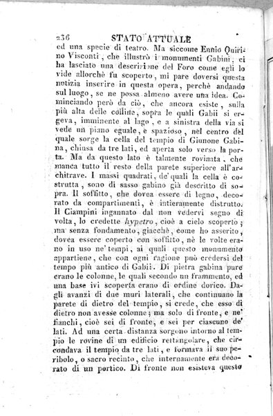 1: Tomo 1. che contiene il viaggio a Veji, Fidene, Tivoli, Alba Fucense, Subiaco, Gabii, Collazia, Labico, e Preneste