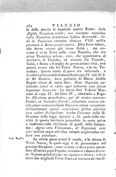 1: Tomo 1. che contiene il viaggio a Veji, Fidene, Tivoli, Alba Fucense, Subiaco, Gabii, Collazia, Labico, e Preneste