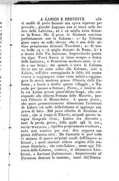 1: Tomo 1. che contiene il viaggio a Veji, Fidene, Tivoli, Alba Fucense, Subiaco, Gabii, Collazia, Labico, e Preneste