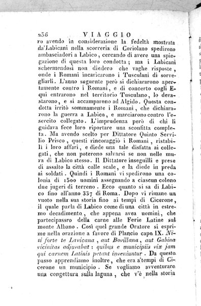 1: Tomo 1. che contiene il viaggio a Veji, Fidene, Tivoli, Alba Fucense, Subiaco, Gabii, Collazia, Labico, e Preneste