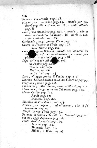 1: Tomo 1. che contiene il viaggio a Veji, Fidene, Tivoli, Alba Fucense, Subiaco, Gabii, Collazia, Labico, e Preneste