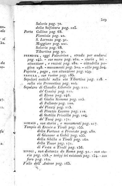 1: Tomo 1. che contiene il viaggio a Veji, Fidene, Tivoli, Alba Fucense, Subiaco, Gabii, Collazia, Labico, e Preneste