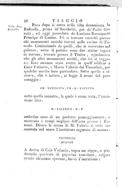 2: Tomo 2. che contiene il viaggio a Frascati, Tusculo, Algido, Grottaferrata, alla Valle ferentina, al Lago Albano, ad Alba, Aricia, Nemi, Lanuvio, Cora, Anzio, Lavinio, Ardea, Ostia, Laurento, e Porto