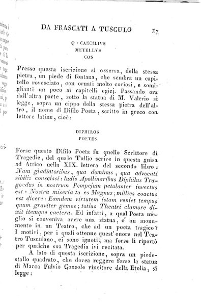 2: Tomo 2. che contiene il viaggio a Frascati, Tusculo, Algido, Grottaferrata, alla Valle ferentina, al Lago Albano, ad Alba, Aricia, Nemi, Lanuvio, Cora, Anzio, Lavinio, Ardea, Ostia, Laurento, e Porto