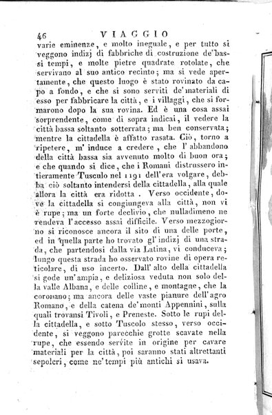 2: Tomo 2. che contiene il viaggio a Frascati, Tusculo, Algido, Grottaferrata, alla Valle ferentina, al Lago Albano, ad Alba, Aricia, Nemi, Lanuvio, Cora, Anzio, Lavinio, Ardea, Ostia, Laurento, e Porto