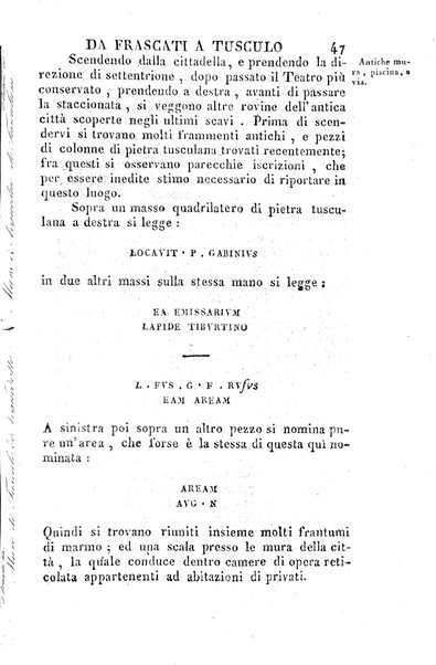 2: Tomo 2. che contiene il viaggio a Frascati, Tusculo, Algido, Grottaferrata, alla Valle ferentina, al Lago Albano, ad Alba, Aricia, Nemi, Lanuvio, Cora, Anzio, Lavinio, Ardea, Ostia, Laurento, e Porto