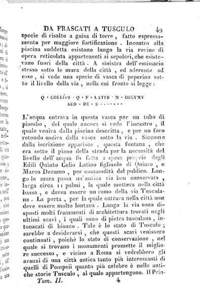 2: Tomo 2. che contiene il viaggio a Frascati, Tusculo, Algido, Grottaferrata, alla Valle ferentina, al Lago Albano, ad Alba, Aricia, Nemi, Lanuvio, Cora, Anzio, Lavinio, Ardea, Ostia, Laurento, e Porto