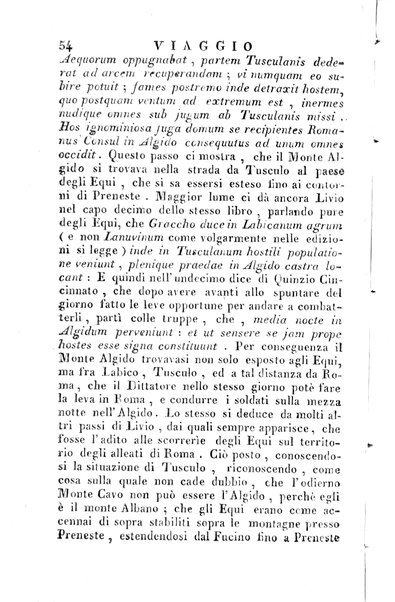 2: Tomo 2. che contiene il viaggio a Frascati, Tusculo, Algido, Grottaferrata, alla Valle ferentina, al Lago Albano, ad Alba, Aricia, Nemi, Lanuvio, Cora, Anzio, Lavinio, Ardea, Ostia, Laurento, e Porto