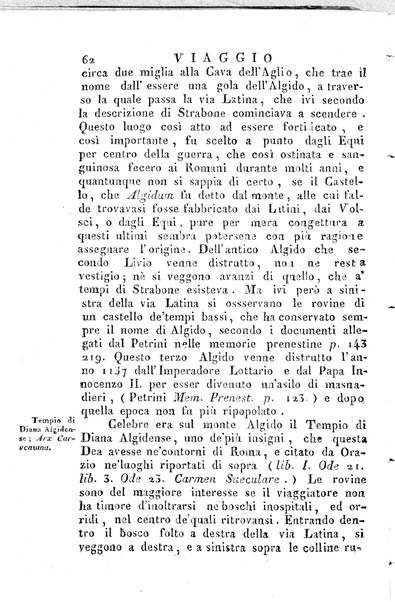 2: Tomo 2. che contiene il viaggio a Frascati, Tusculo, Algido, Grottaferrata, alla Valle ferentina, al Lago Albano, ad Alba, Aricia, Nemi, Lanuvio, Cora, Anzio, Lavinio, Ardea, Ostia, Laurento, e Porto