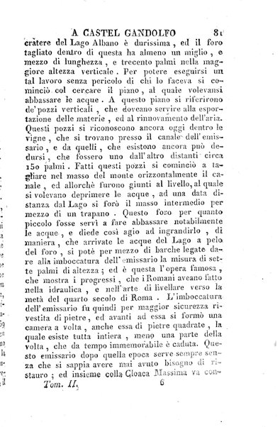 2: Tomo 2. che contiene il viaggio a Frascati, Tusculo, Algido, Grottaferrata, alla Valle ferentina, al Lago Albano, ad Alba, Aricia, Nemi, Lanuvio, Cora, Anzio, Lavinio, Ardea, Ostia, Laurento, e Porto