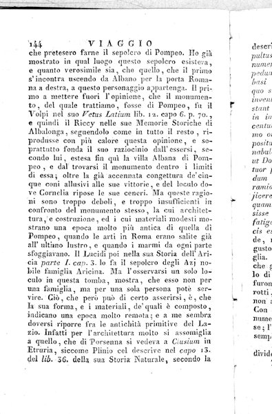 2: Tomo 2. che contiene il viaggio a Frascati, Tusculo, Algido, Grottaferrata, alla Valle ferentina, al Lago Albano, ad Alba, Aricia, Nemi, Lanuvio, Cora, Anzio, Lavinio, Ardea, Ostia, Laurento, e Porto