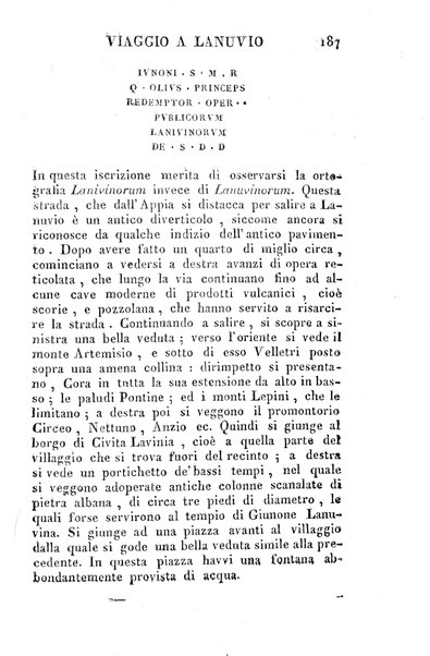 2: Tomo 2. che contiene il viaggio a Frascati, Tusculo, Algido, Grottaferrata, alla Valle ferentina, al Lago Albano, ad Alba, Aricia, Nemi, Lanuvio, Cora, Anzio, Lavinio, Ardea, Ostia, Laurento, e Porto