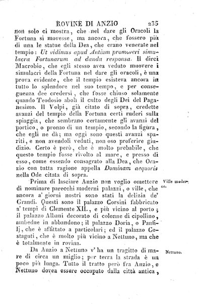 2: Tomo 2. che contiene il viaggio a Frascati, Tusculo, Algido, Grottaferrata, alla Valle ferentina, al Lago Albano, ad Alba, Aricia, Nemi, Lanuvio, Cora, Anzio, Lavinio, Ardea, Ostia, Laurento, e Porto