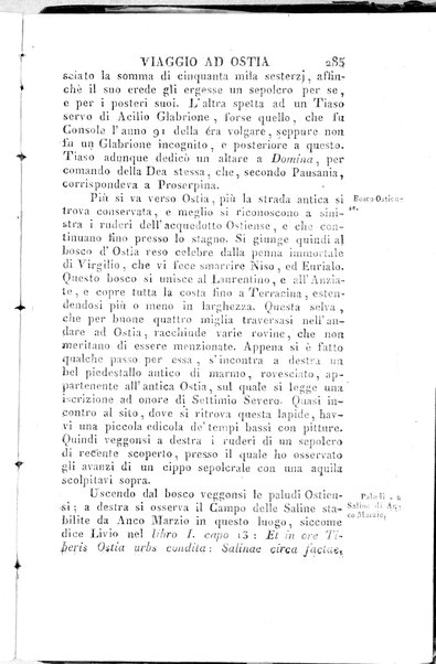 2: Tomo 2. che contiene il viaggio a Frascati, Tusculo, Algido, Grottaferrata, alla Valle ferentina, al Lago Albano, ad Alba, Aricia, Nemi, Lanuvio, Cora, Anzio, Lavinio, Ardea, Ostia, Laurento, e Porto