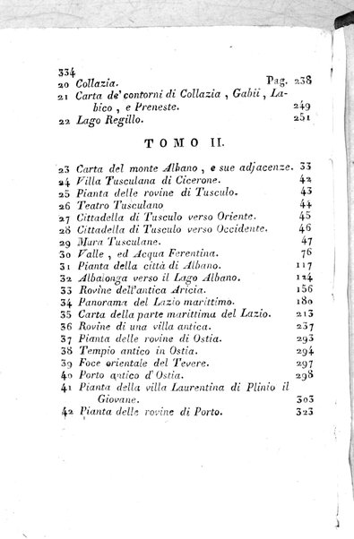 2: Tomo 2. che contiene il viaggio a Frascati, Tusculo, Algido, Grottaferrata, alla Valle ferentina, al Lago Albano, ad Alba, Aricia, Nemi, Lanuvio, Cora, Anzio, Lavinio, Ardea, Ostia, Laurento, e Porto