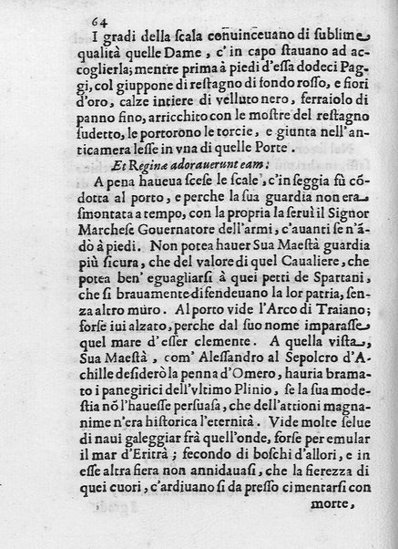I trionfi della magnificenza pontificia celebrati per lo passaggio nelle città, e luoghi dello Stato ecclesiastico, e in Roma per lo riceuimento della maestà della regina di Suetia descritti con tutte l'attioni seguite alla santita' di N.S. Alessandro 7. dal dottore Carlo Festini ferrarese ...