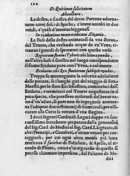 I trionfi della magnificenza pontificia celebrati per lo passaggio nelle città, e luoghi dello Stato ecclesiastico, e in Roma per lo riceuimento della maestà della regina di Suetia descritti con tutte l'attioni seguite alla santita' di N.S. Alessandro 7. dal dottore Carlo Festini ferrarese ...